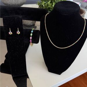 3 piece brand new Necklace, Bracelet and Earring Set